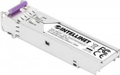 Купить INTELLINET Gigabit SFP Mini-GBIC Transceiver WDM bidirektional für LWL-Kabel 1000Base-BX-U (LC) Singlemode-Port, 80 km, BiDi WDM (RX1550/TX1490), MSA-konform für maximale Kompatibilität, silber (508797) в магазине wardena.ru