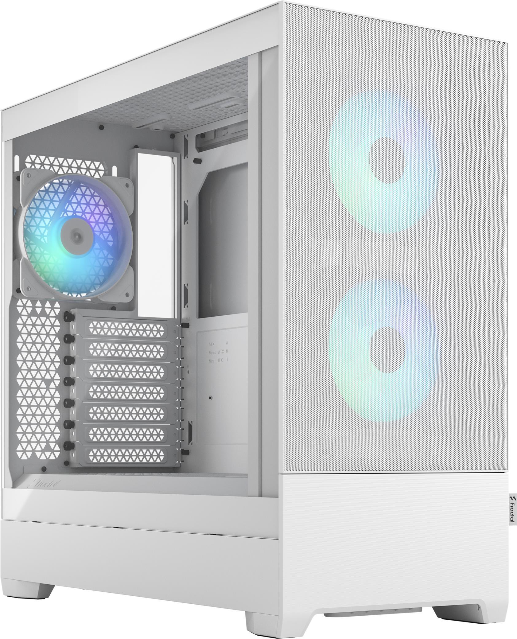 Купить Fractal Design Pop Air - Tower - ATX - Seitenteil mit Fenster (gehärtetes Glas) - keine Spannungsversorgung (ATX) - White TG Clear Tint - USB/Audio - für Fractal Design Model D, Type D (FD-C-POR1A-01) в магазине wardena.ru