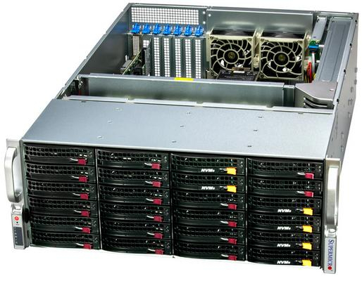 Купить Server Supermicro SSG-641E-E1CR24H Storage • 846BTS-R1K23BP5 • X13DEI-T • 4U IPMI в магазине wardena.ru