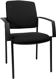 Купить TOPSTAR Besucherstuhl B to B 10 BB100A G20 mit Armlehnen schwarz (BB100A G20) в магазине wardena.ru