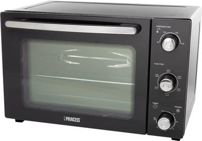Купить Princess 112751 Konvektionsbackofen DeLuxe - 32 l - Schwarz - Drehregler - 90 - 230 °C - Edelstahl - Mechanisch (01.112751.01.001) в магазине wardena.ru