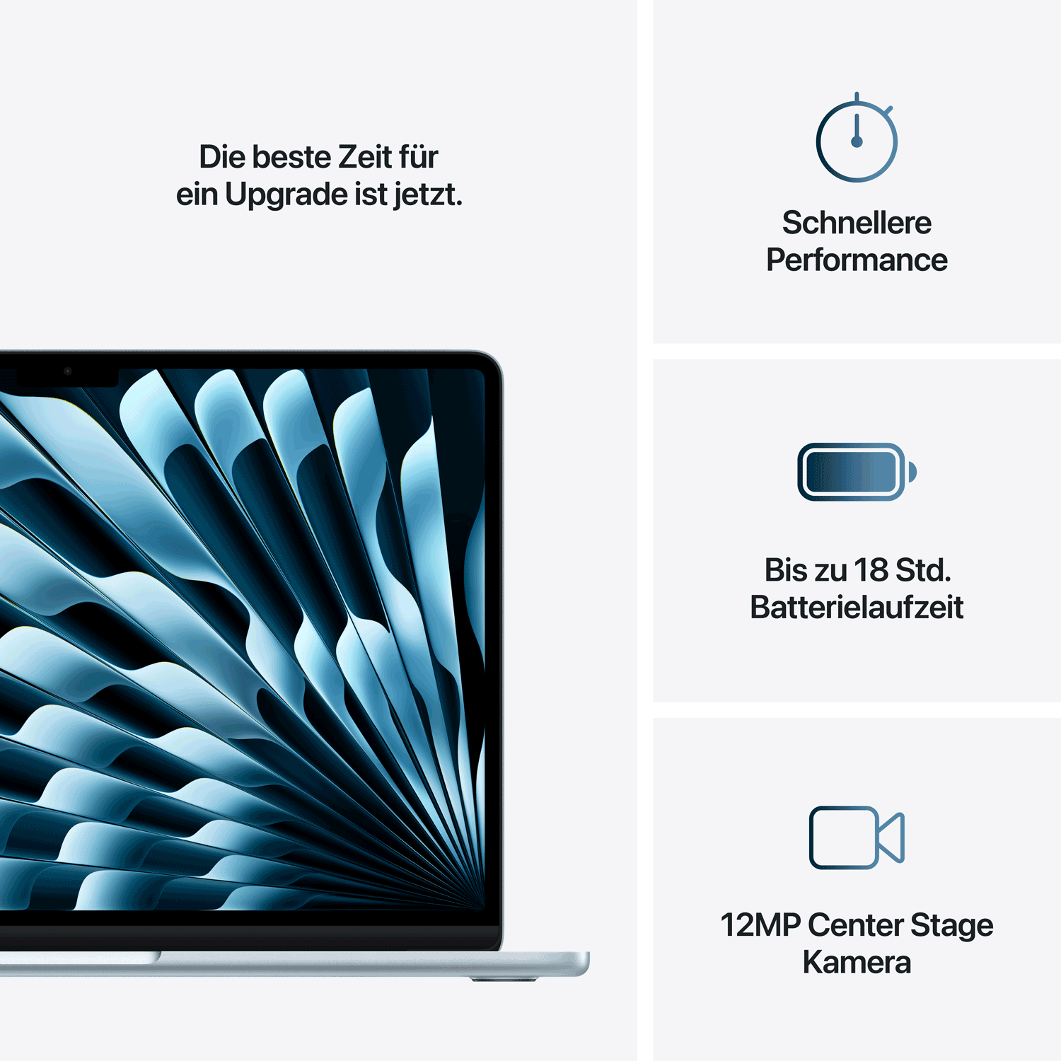 Купить APPLE MACBOOK AIR 13 M4 10C/8C/16C 16GB 256GB 30W - SKY BLUE (MC6T4D/A) в магазине wardena.ru