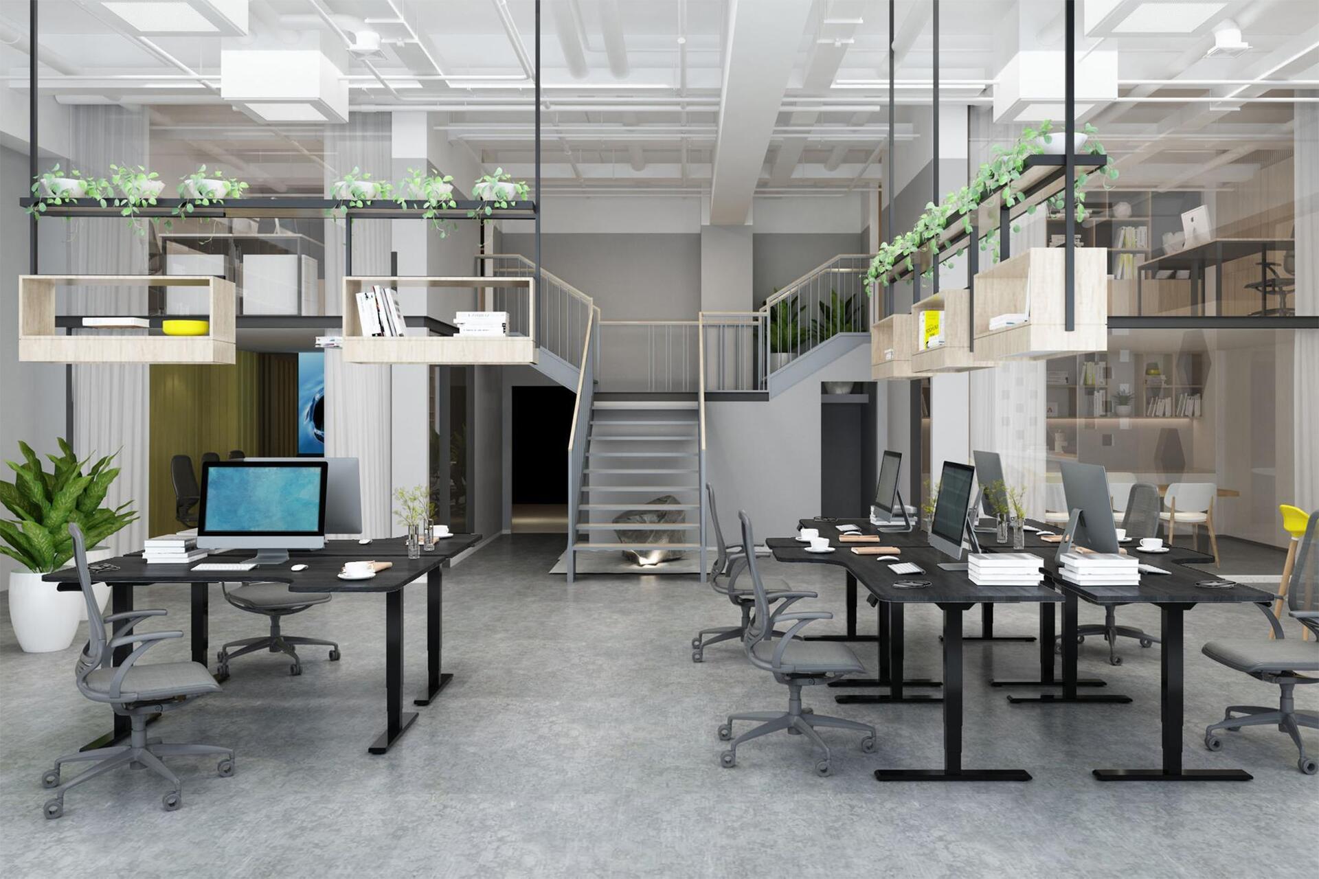 Купить Digitus Elektrisch höhenverstellbares Tischgestell - Dual-Motor - 3-Stufen - Schwarz (DA-90434) в магазине wardena.ru