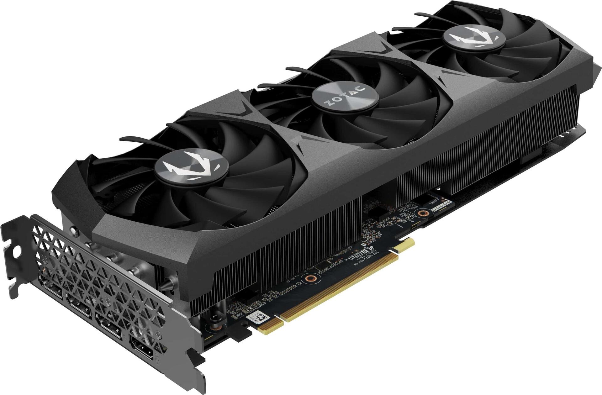 Купить ZOTAC GAMING GEFORCE RTX 3070 Ti Trinity OC 8GB GDDR6X 256bit 1800/19000 HDCP Three DP HDMI Premium Pack (ZT-A30710J-10P) в магазине wardena.ru