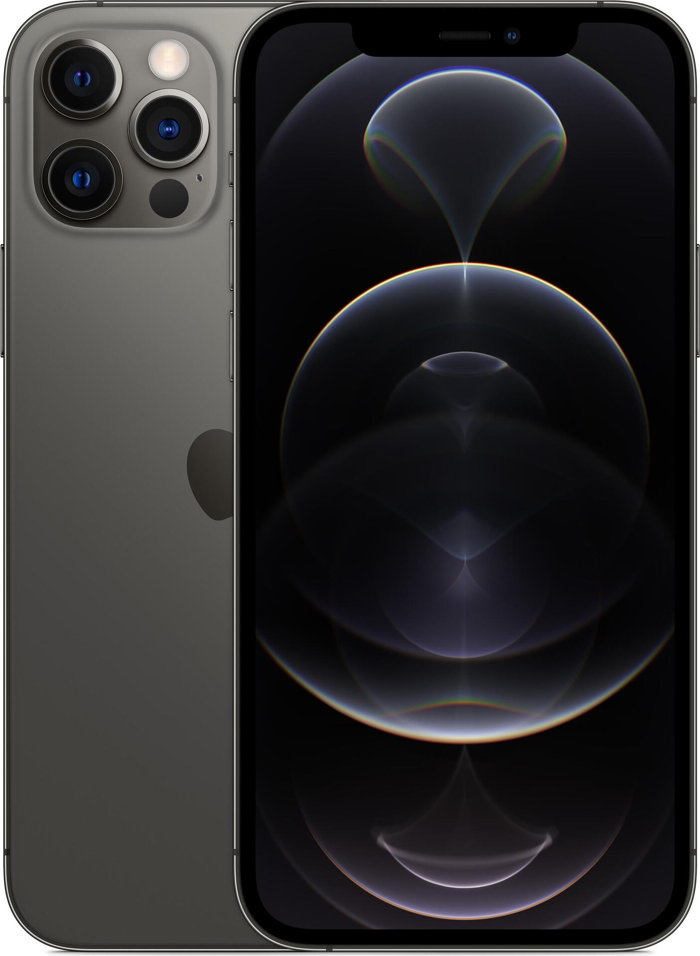 Купить Apple iPhone 12 Pro - 5G Smartphone - Dual-SIM / Internal Memory 256 GB - OLED-Display - 6.1" - 2532 x 1170 Pixel - Triple-Kamera 12 MP, 12 MP, 12 MP - front camera 12 MP - Graphite (MGMP3ZD/A) в магазине wardena.ru