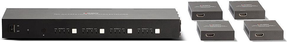 Купить LINDY - Video-/Audio-/Infrarot-/Netzwerkverlängerungskabel - über CAT 6 - bis zu 70 m - mit 4 x HDMI CAT6 Receiver (38328) в магазине wardena.ru