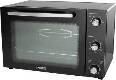 Купить Princess 112756 Konvektionsbackofen DeLuxe - 45 l - 1800 W - Schwarz - Drehregler - Glas - CE (01.112756.01.001) в магазине wardena.ru