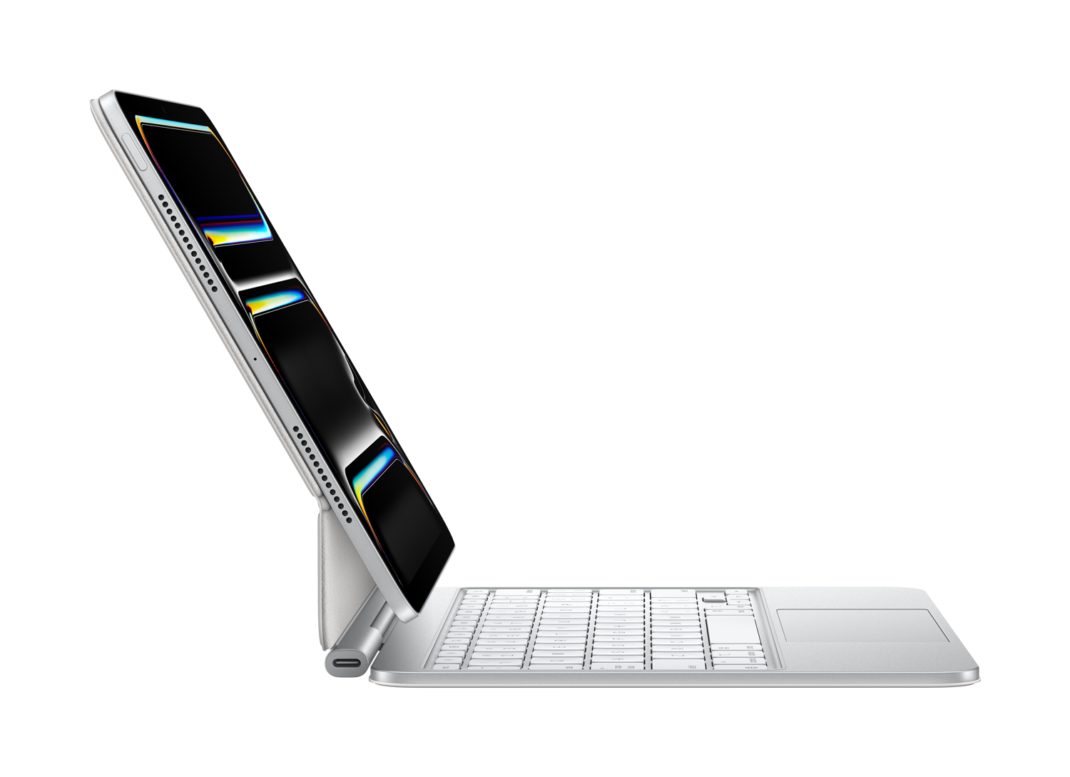 Купить Apple Magic Keyboard for iPad Pro 11-inch (M4) - US English - White (MWR03LB/A) в магазине wardena.ru