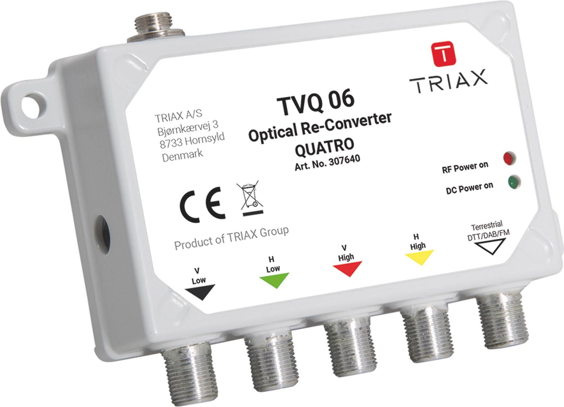 Купить Triax TVQ 06 - Grau - 20 V - 0,4 A - -10 - 60 °C - 26 mm - 61 mm (307640) в магазине wardena.ru