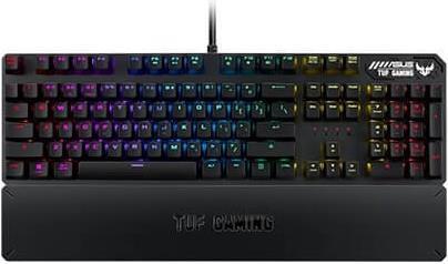Купить ASUS TUF Gaming K3 - Full-size (100%) - USB - Halbmechanischer Schlüsselschalter - QWERTY - RGB-LED - Grau (90MP01Q0-BKSA00) в магазине wardena.ru