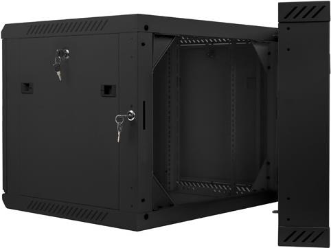 Купить Lanberg WF02-6609-10B Rack 9U Wandmontiertes Regal Schwarz (WF02-6609-10B) в магазине wardena.ru