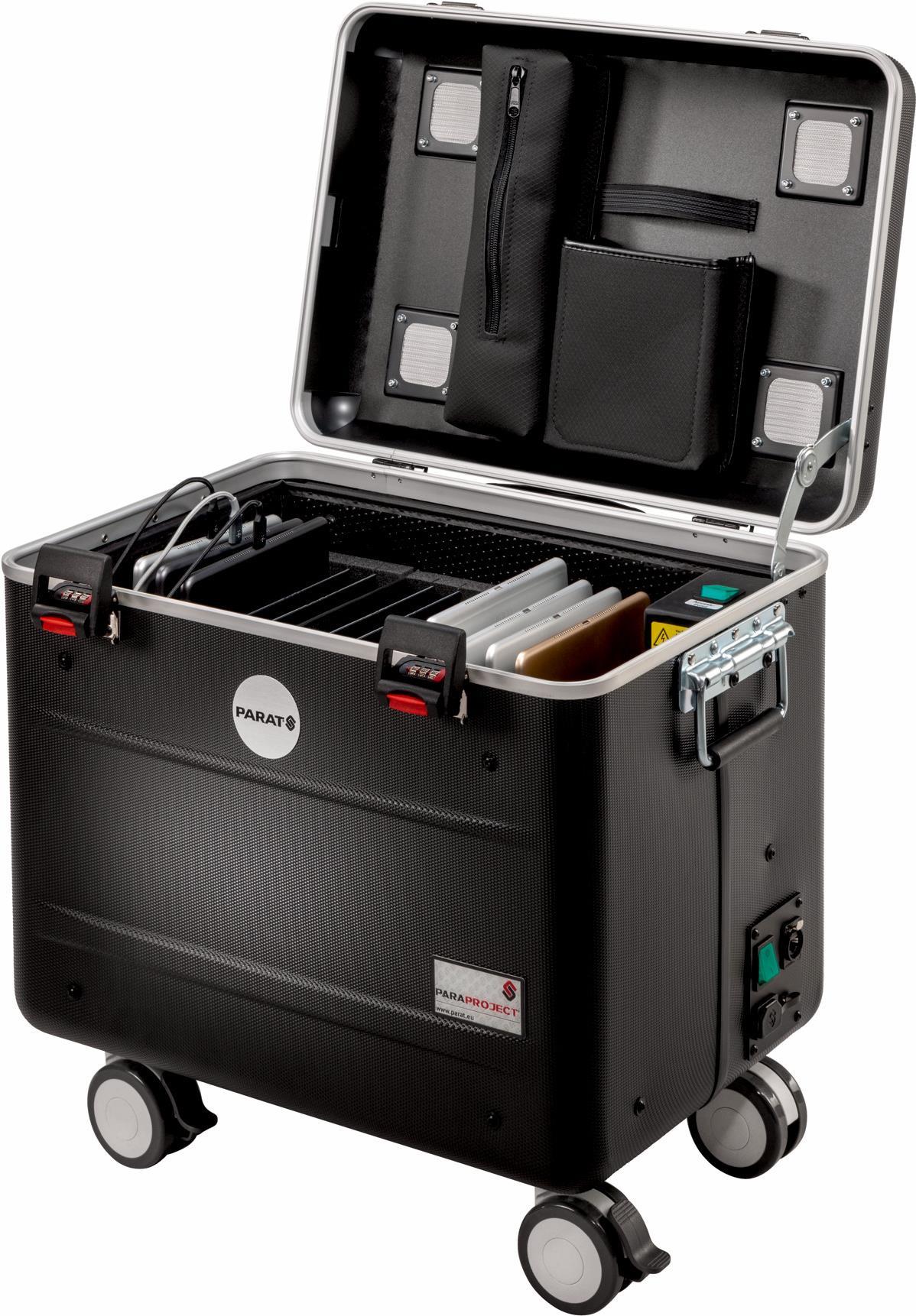 Купить PARAT PARAPROJECT Case TC15 Plus TwinCharge für 15 Tablets bis 29,21cm 11.5" iOS/And/Win Charge Only schwarz (20871515101) в магазине wardena.ru