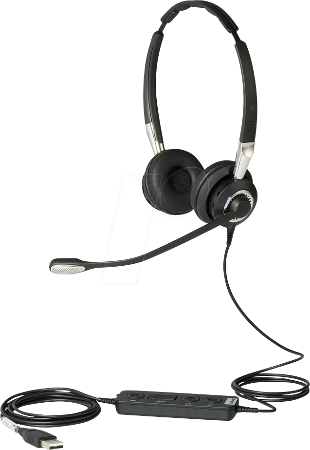 Купить Jabra BIZ 2400 II Duo USB NC MS (2499-823-309) в магазине wardena.ru