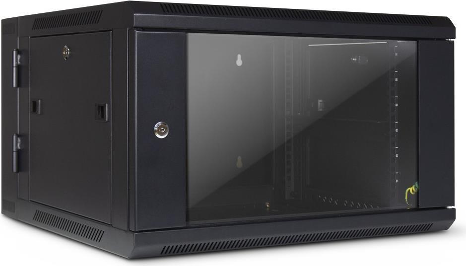 Купить Inter-Tech SMB-6606 - 6U - Wandmontiertes Regal - 40 kg - Schwarz - Metall - Gehärtetes Glas - Geschlossen (88887255) в магазине wardena.ru