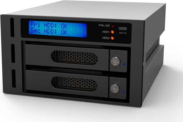 Купить RaidSonic RAIDON iR2622 - Internes RAID-Gehäuse mit Datenanzeige, Netzanzeige, Tastensperre, LCD-Anzeige, hotswapfähiger Wechselrahmen, Überhitzungsalarm, HDD-Ausfallanzeige, 6 x 6cm Lüfter - 6,4 cm/8,9 cm gemeinsam genu (IR2622) в магазине wardena.ru