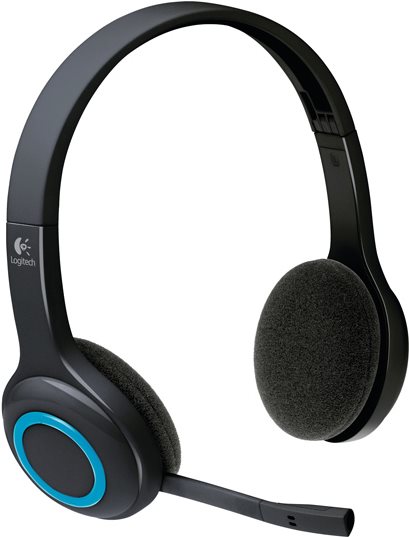 Купить LOGITECH H600 cordless Headset USB-nano-receiver blue black (981-000342) в магазине wardena.ru