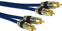 Купить Kindermann 5763000115 15m 2 x RCA 2 x RCA Blau Audio-Kabel (5763000115) в магазине wardena.ru