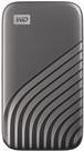Купить WD My Passport SSD WDBAGF0010BGY - SSD - verschlüsselt - 1 TB - extern (tragbar) - USB 3.2 Gen 2 (USB-C Steckverbinder) - 256-Bit-AES - Grau (WDBAGF0010BGY-WESN) в магазине wardena.ru