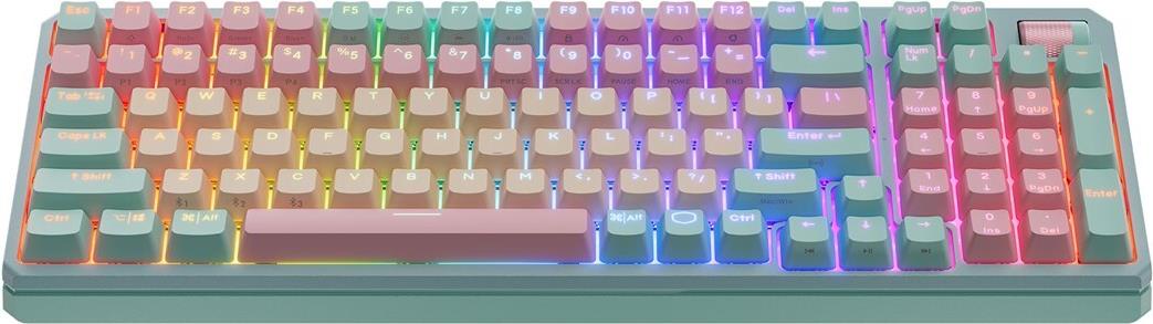 Купить Cooler Master MK770 Tastatur Gaming USB + RF Wireless + Bluetooth QWERTY US Englisch Mehrfarbig (MK-770-MCKR1-US) в магазине wardena.ru