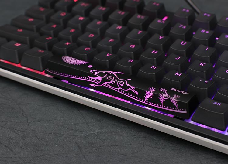 Купить Ducky One 2 TKL PBT Gaming Tastatur, MX-Silent-Red, RGB LED - schwarz (DKON1787ST-SDEPDAZT1) в магазине wardena.ru