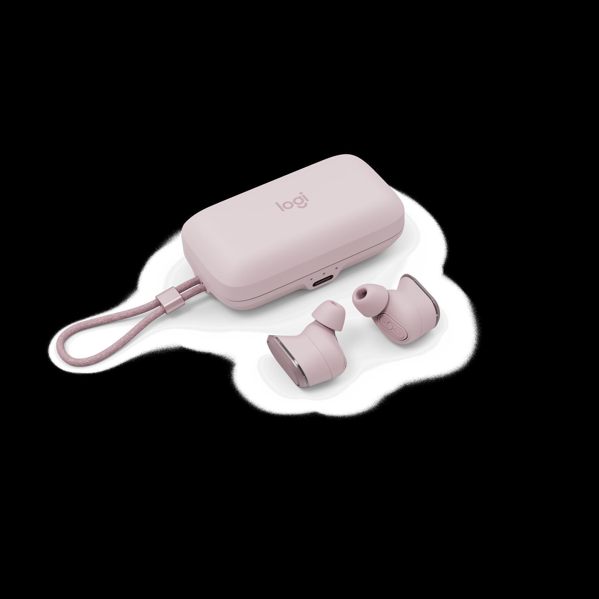 Купить Logitech Zone True Wireless - True Wireless-Kopfhörer mit Mikrofon - im Ohr - Bluetooth - aktive Rauschunterdrückung - rosé (985-001090) в магазине wardena.ru