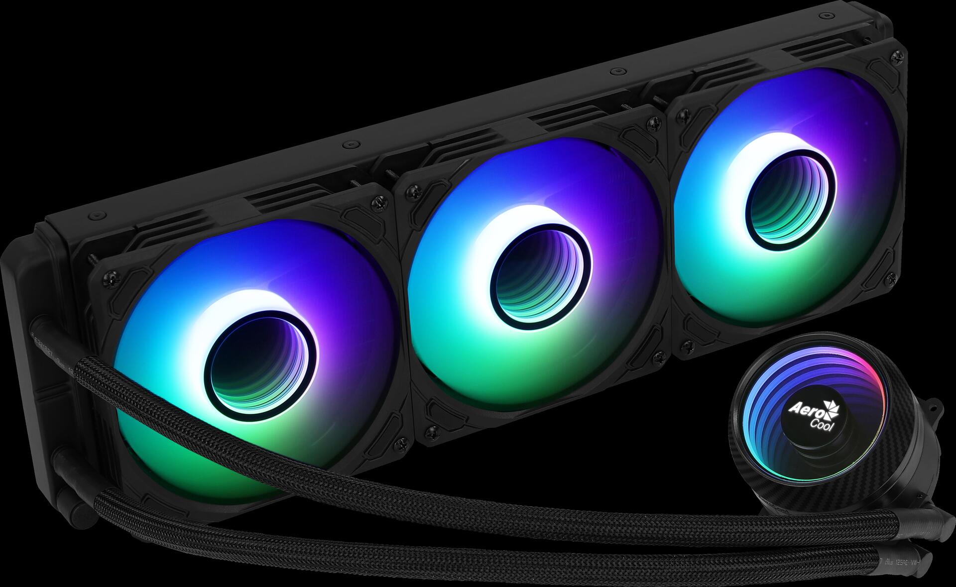 Купить Aerocool Mirage L360 - Prozessor - 26,8 dB - 20,2 dB - Hydraulisch - 4-polig - 2300 U/min (ACLA-MR36117.71) в магазине wardena.ru