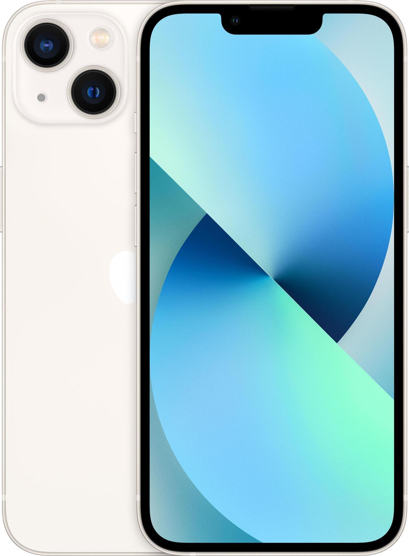 Купить Apple iPhone 13 - Smartphone - Dual-SIM - 5G NR - 128GB - 6.1" - 2532 x 1170 Pixel (460 ppi (Pixel pro" )) - Super Retina XDR Display - 2 x Rückkamera 12 MP Frontkamera - starlight (MLPG3ZD/A) в магазине wardena.ru