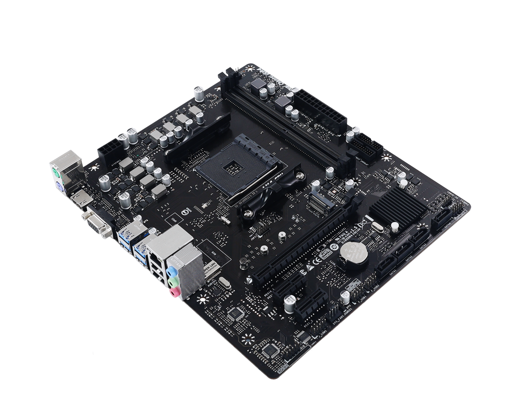 Купить Biostar B550MH Ver. 6.0 - AMD - Socket AM4 - AMD Ryzen 3,AMD Ryzen 5,AMD Ryzen 7 - DDR4-SDRAM - DIMM - 1866,2133,2400,2667,2933,3200,3600,3800,4000,4400,4600,4800,4933 MHz (B550MH) в магазине wardena.ru