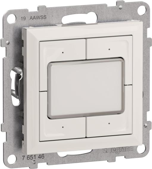 Купить Legrand Seano MyHome Szenentaster 765612zum Abrufen von 4 Szenarien in (765612) в магазине wardena.ru