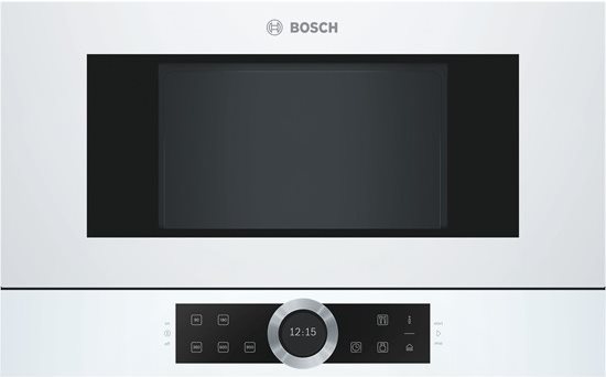 Купить Bosch Serie 8 BFR634GW1 Solo-Mikrowelle Eingebaut 21l 900W Weiß Mikrowelle (BFR 634GW1) в магазине wardena.ru