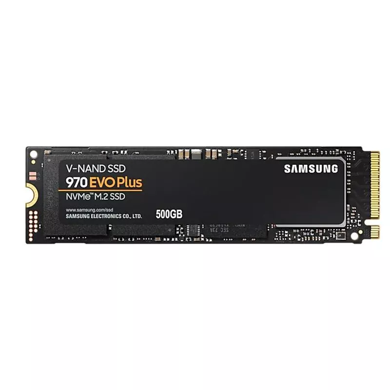 Купить Samsung 970 EVO Plus NVMe™ M.2 SSD - 500 GB Solid State Drive (SSD) PCI Express 3.0 V-NAND MLC (MZ-V7S500BW) в магазине wardena.ru