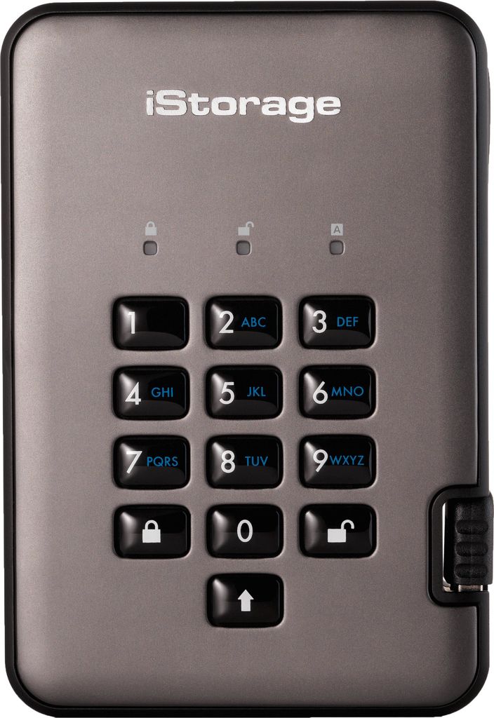 Купить iStorage diskAshur Pro 2 - Festplatte - verschlüsselt - 256GB - extern (tragbar) - USB 3,1 - FIPS 197 - FIPS 140-2 Level 3, 256-bit AES-XTS (IS-DAP2-256-SSD-256-C-G) в магазине wardena.ru