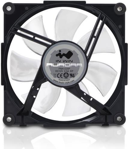 Купить In Win AURORA Computergehäuse Kühler 12 cm Schwarz - Weiß 1 Stück(e) (Aurora Black/White) в магазине wardena.ru