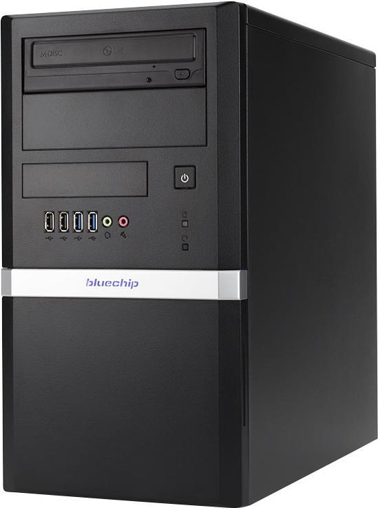 Купить bluechip BUSINESSline T3300 - MT - Core i3 10105 / 3,7 GHz - RAM 8GB - SSD 250GB - NVMe - DVD-Writer - UHD Graphics 630 - GigE - Win 10 Pro 64-Bit - Monitor: keiner - Schwarz - BTO (556288) в магазине wardena.ru