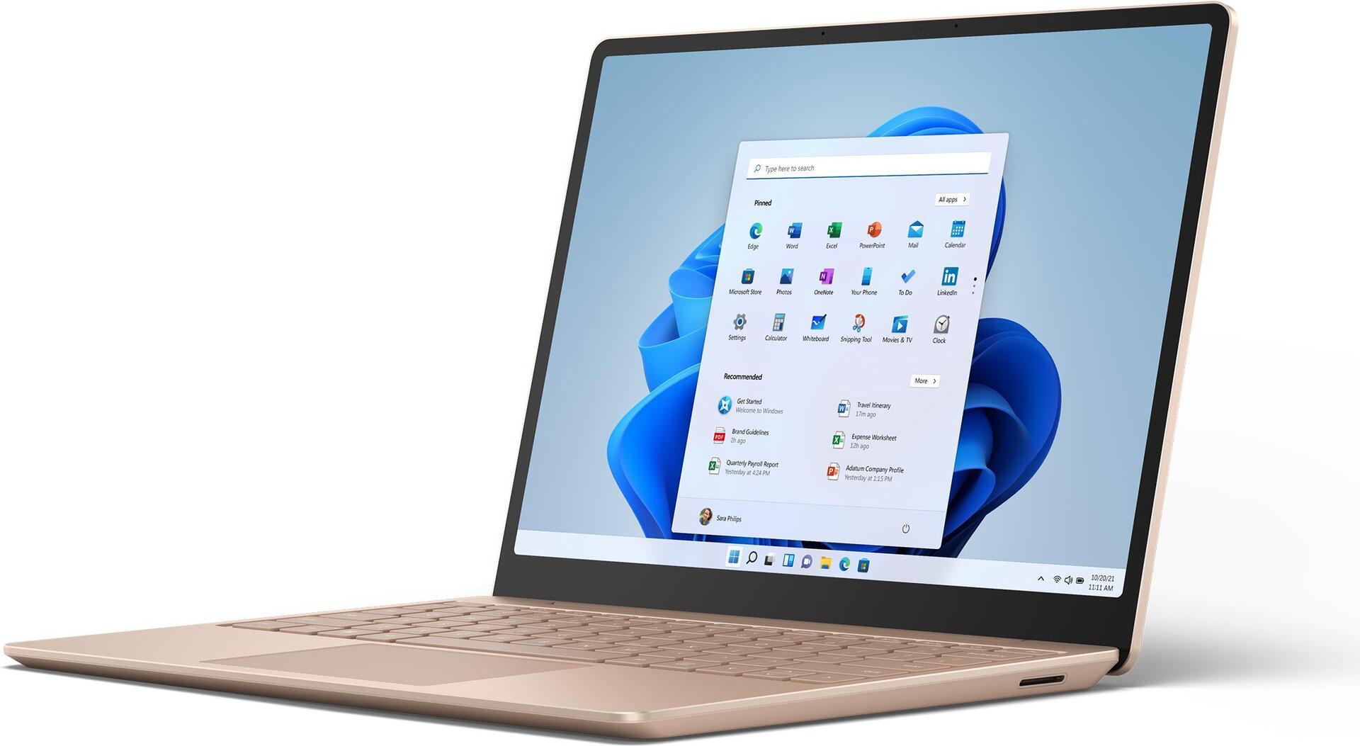 Купить Microsoft Surface Laptop Go 2 - Intel Core i5 1135G7 - Win 11 Home - Iris Xe Graphics - 8 GB RAM - 256 GB SSD - 31.5 cm (12.4") Touchscreen 1536 x 1024 - Wi-Fi 6 - Sandstone - kbd: Deutsch (8QF-00051) в магазине wardena.ru