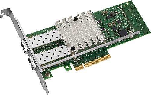 Купить Intel Ethernet Converged Network Adapter X520-DA2 - Netzwerkadapter - PCIe 2.0 x8 Low Profile - 10Gb Ethernet x 2 - OEM (E10G42BTDAG1P5) в магазине wardena.ru