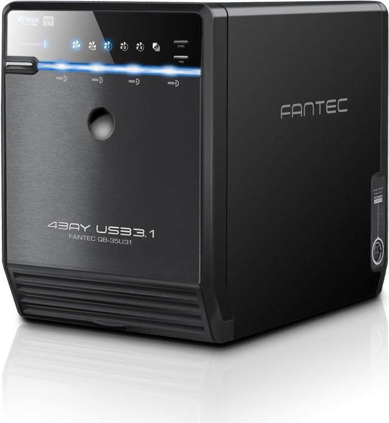 Купить FANTEC QB-35U31 - Festplatten-Array - 4 Schächte (SATA-600) - USB 3,1 Gen 2 (extern) (1971) в магазине wardena.ru