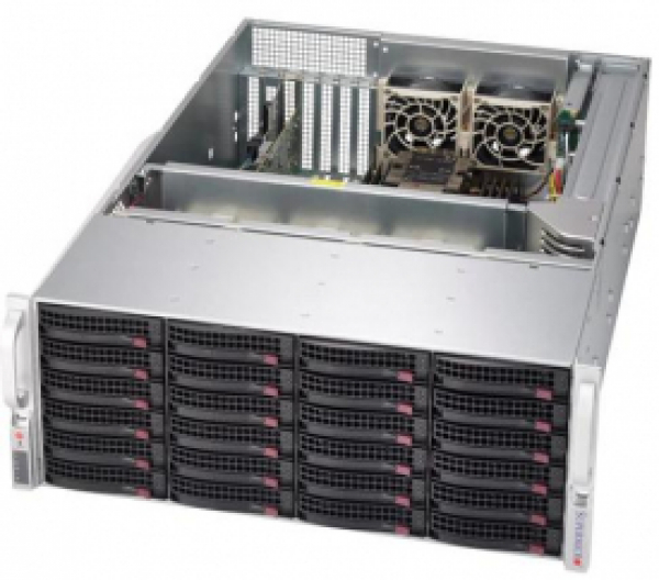 Купить Server Supermicro SSG-640P-E1CR24H Storage • 846BE1C-R1K23B • X12DPI-NT6 • 4U IPMI NVMe в магазине wardena.ru