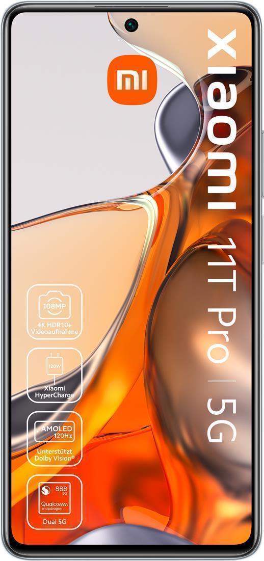 Купить Xiaomi 11T Pro - 5G Smartphone - Dual-SIM - RAM 8 GB / Interner Speicher 128 GB - OLED-Display - 6.67" - 2400 x 1080 Pixel (120 Hz) - Triple-Kamera 108 MP, 8 MP, 5 MP - front camera 16 MP - Himmelblau (MZB09JDEU) в магазине wardena.ru