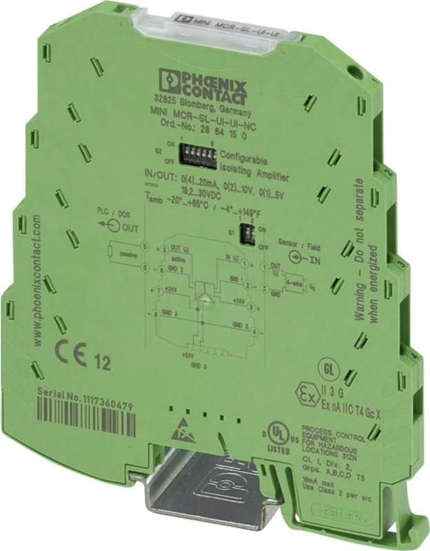Купить Phoenix Contact Konfigurierbarer 3-Wege-Trennverstärker MINI MCR-SL-UI-UI-NC Hersteller-Nummer 2864150 1 St. (2864150) в магазине wardena.ru