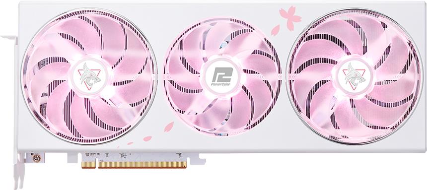 Купить PowerColor Hellhound Radeon RX 7800 XT Sakura - Radeon RX 7800 XT - 16 GB - GDDR6 - 256 Bit - 7680 x 4320 Pixel - PCI Express 4.0 (RX7800XT 16G-L/OC/SAKURA) в магазине wardena.ru