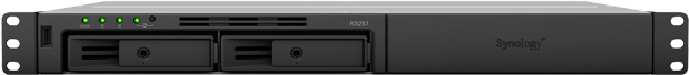 Купить Synology RackStation RS217 - NAS-Server - 2 Schächte - Rack - einbaufähig - SATA 6Gb/s - HDD - RAID 0, 1, JBOD - RAM 512 MB - Gigabit Ethernet - iSCSI Support - 1U - TAA-konform в магазине wardena.ru