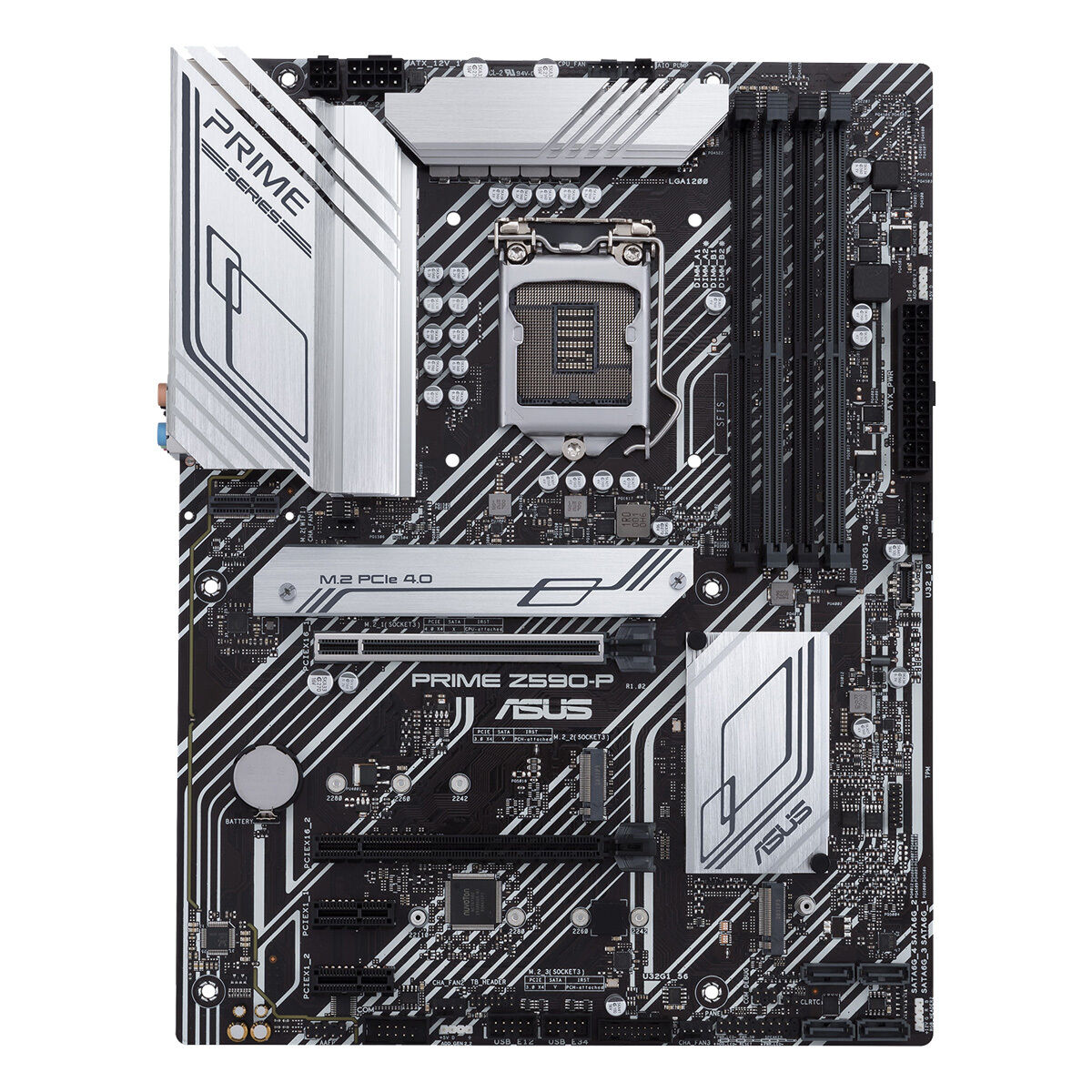 Купить ASUS PRIME Z590-P - Motherboard - ATX - LGA1200-Sockel - Z590 - USB-C Gen1, USB 3,2 Gen 1, USB 3,2 Gen 2, USB-C Gen 2x2 - 2,5 Gigabit LAN - Onboard-Grafik (CPU erforderlich) - HD Audio (8-Kanal) (90MB16I0-M0EAY0) в магазине wardena.ru