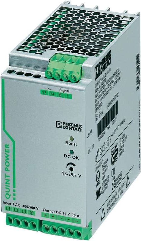 Купить Phoenix Contact 2866792 Netzteil 480 W Grün - Grau (2866792) в магазине wardena.ru