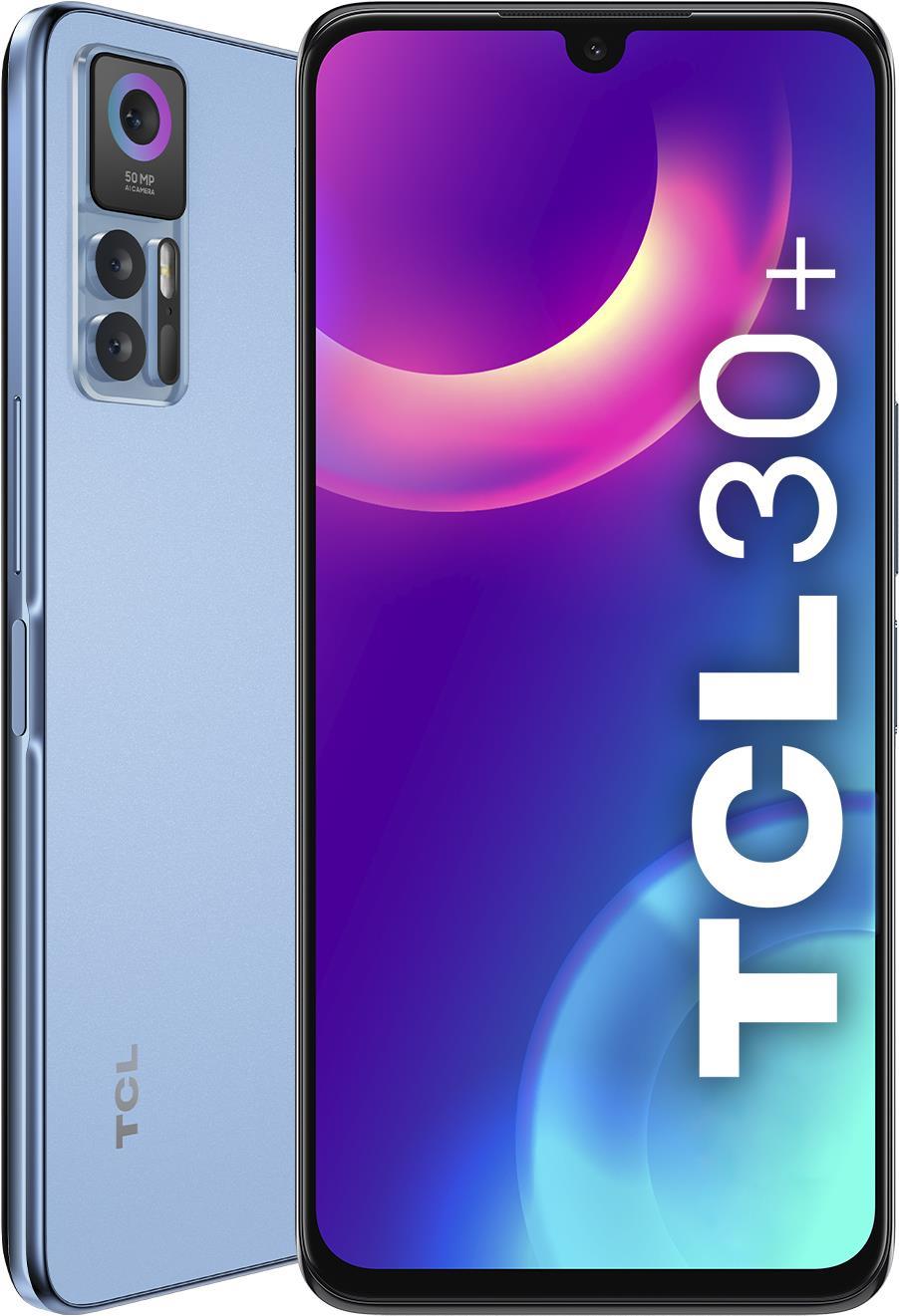 Купить TCL 30+ 17 cm (6.7" ) Dual-SIM Android 12 4G USB Typ-C 4 GB 128 GB 5010 mAh Blau (T676K-2BLCWE12) в магазине wardena.ru