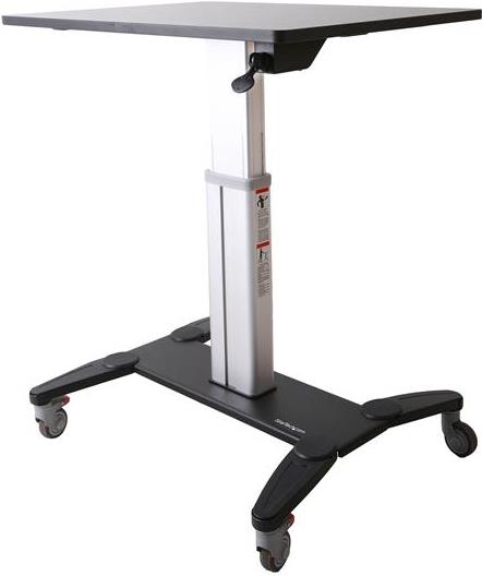 Купить StarTech.com Mobiler Sitz-/Steh-Arbeitsplatz mit 80cm Arbeitsfläche - Höhenverstellbar Steh Schreibtisch - Aufstellung - für Notebook/Tastatur/Maus - schwarz & silber - für P/N: ARMTBLTDT, ARMTBLTIW, ARMTBLTUGN (STSCART) в магазине wardena.ru