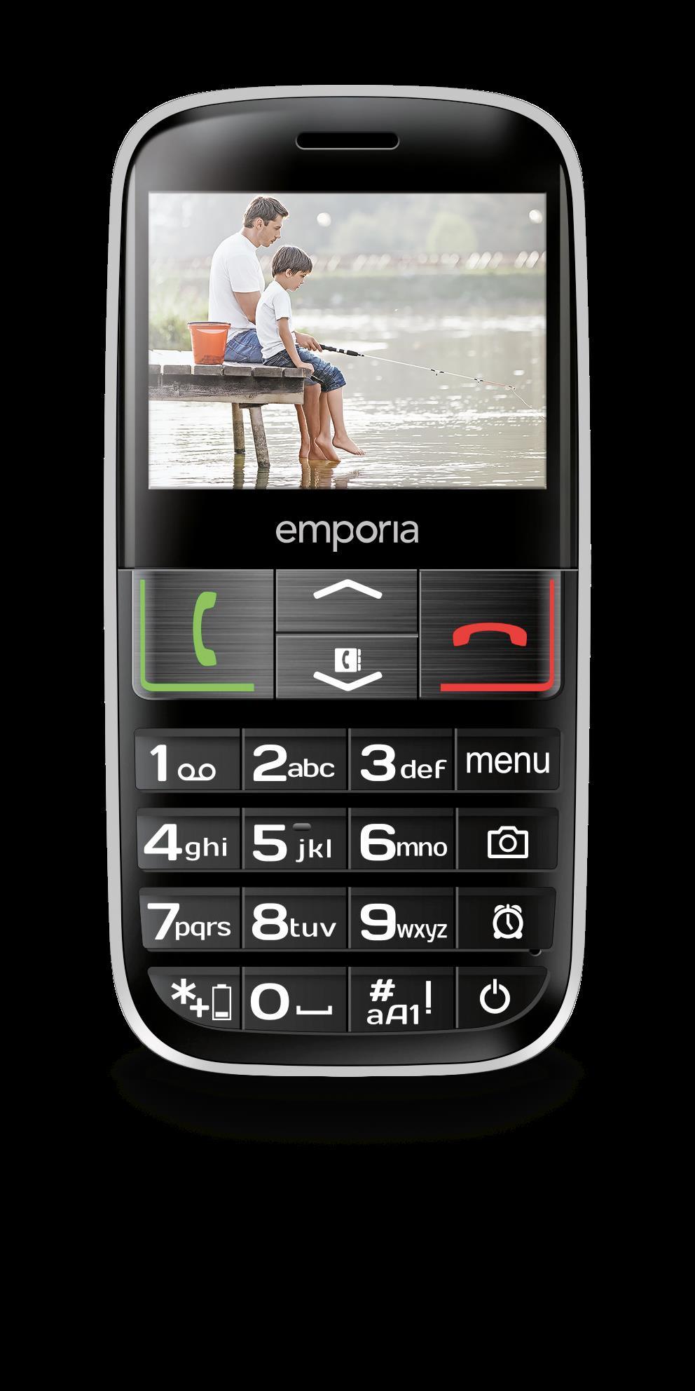 Купить Emporia ACTIVE 5,87 cm (2.31" ) 96 g Schwarz Seniorentelefon (V50-4G_001) в магазине wardena.ru