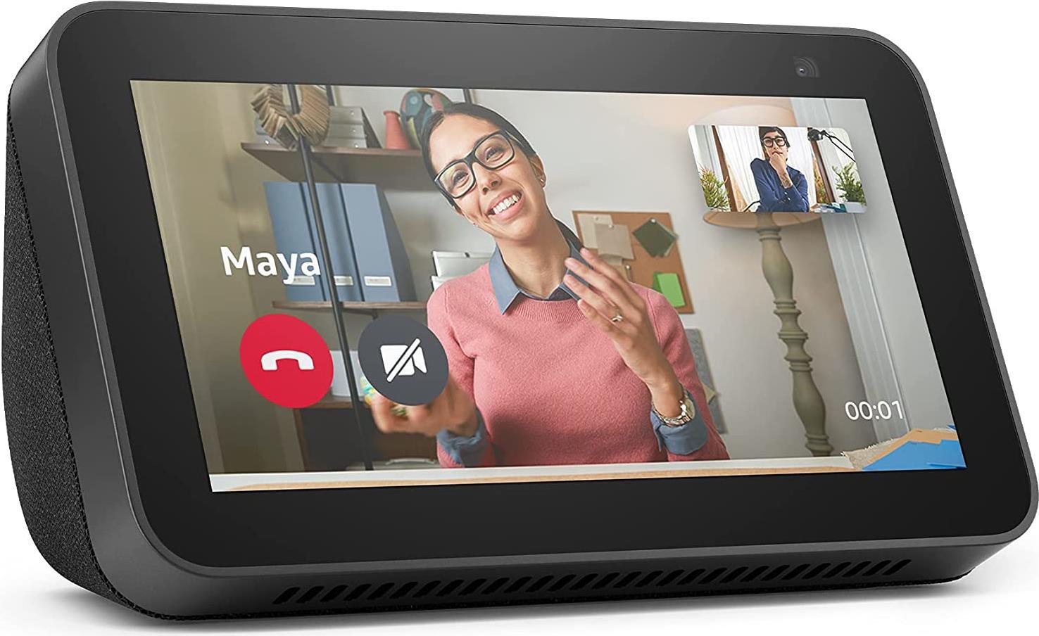 Купить Amazon Echo Show 5 - Amazon Alexa - Rechteck - Anthrazit - 14 cm (5.5" ) - 960 x 480 Pixel - 2 MP (B08KH2MTSS) в магазине wardena.ru