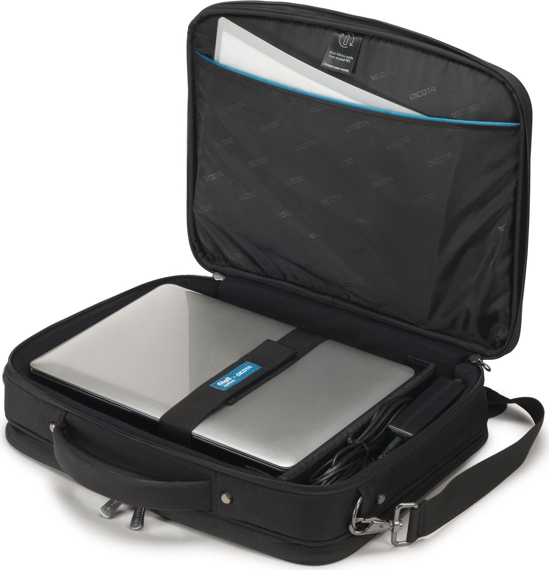Купить Dicota Eco Multi PRO 11-14.1" Notebooktasche 35,8 cm (14.1" ) Aktenkoffer Schwarz (D30849-RPET) в магазине wardena.ru