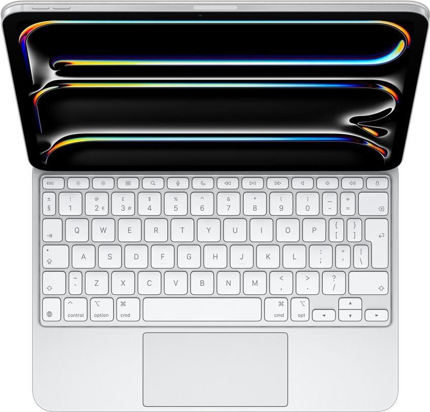 Купить Apple Magic Keyboard for iPad Pro 11-inch (M4) - British English - White (MWR03B/A) в магазине wardena.ru